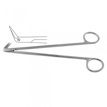 Diethrich-Potts Vascular Scissor Angled 60° - Delicate Blade Stainless Steel, 18 cm - 7"